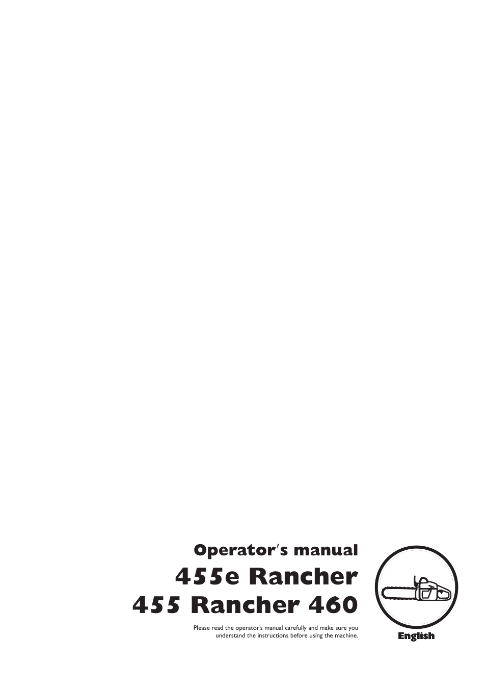 Husqvarna 455 Rancher User Manual | 44 pages