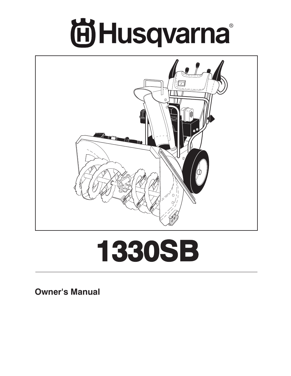 Husqvarna 1330SB User Manual | 44 pages