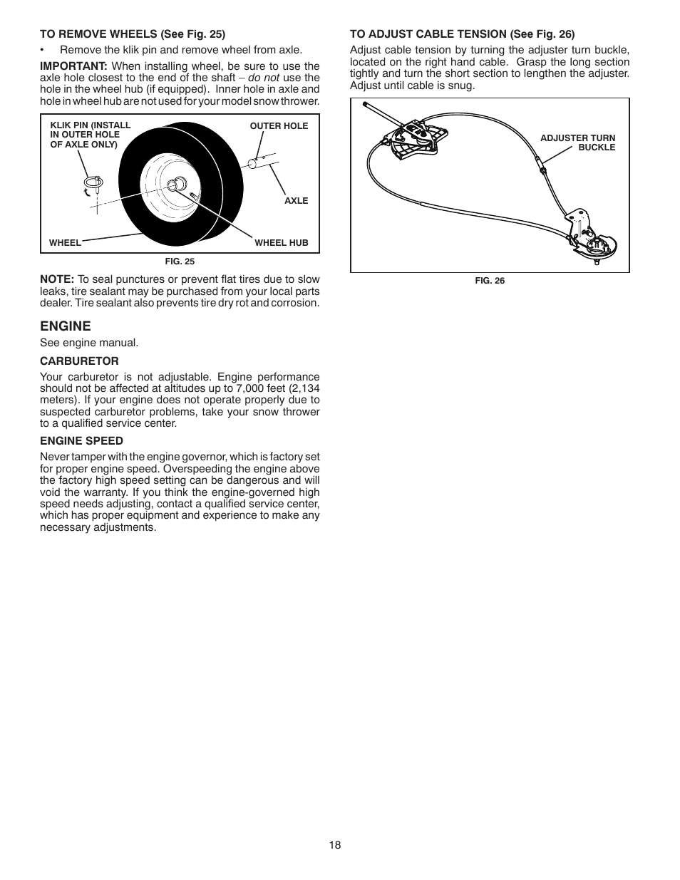 Engine | Husqvarna 1330SB User Manual | Page 18 / 44
