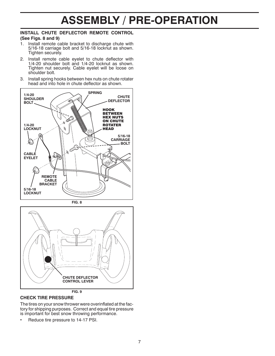 Assembly / pre-operation | Husqvarna 1330SB User Manual | Page 7 / 44