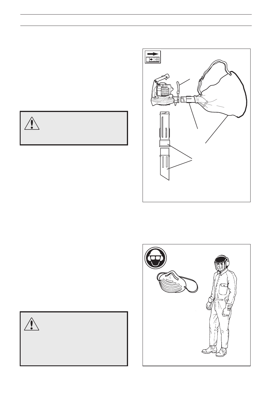 Using the blower | Husqvarna 225 HBV User Manual | Page 18 / 28