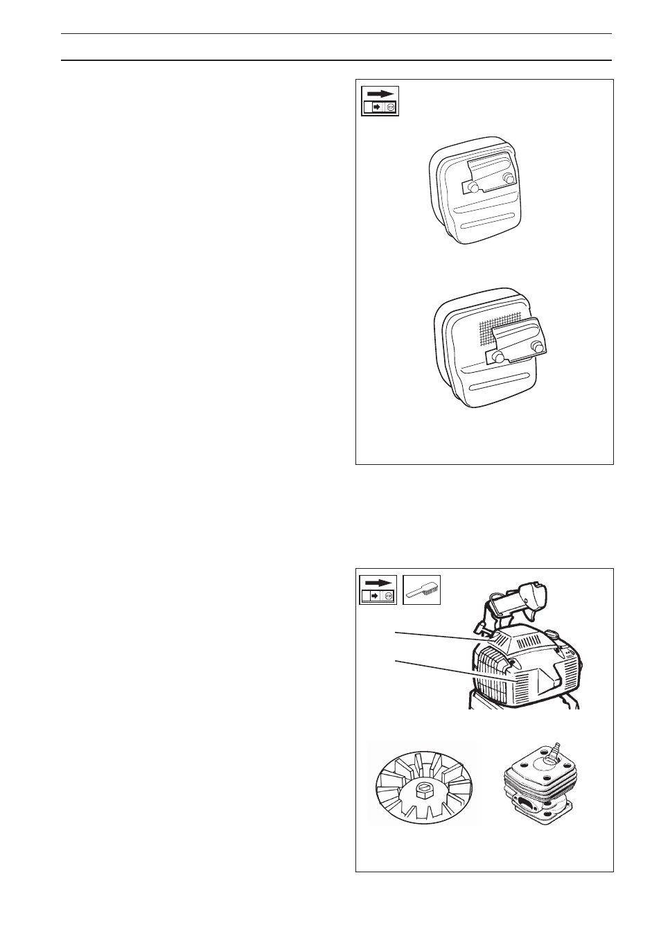 Maintenance, Muffler, Cooling system | Husqvarna 225 HBV User Manual | Page 21 / 28