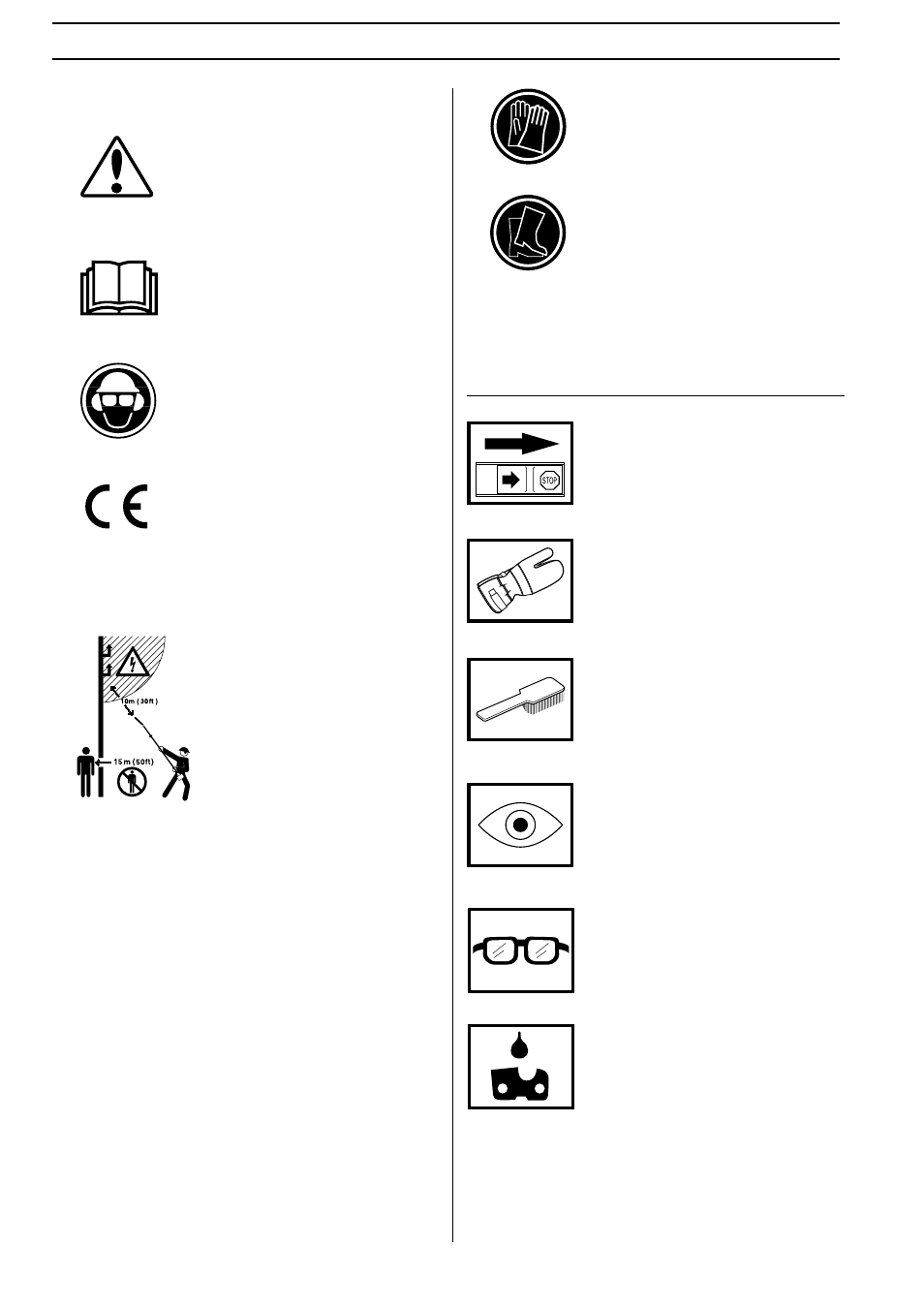 Symbol explanation, Symbols | Husqvarna E-tech 325P4 User Manual | Page 2 / 28