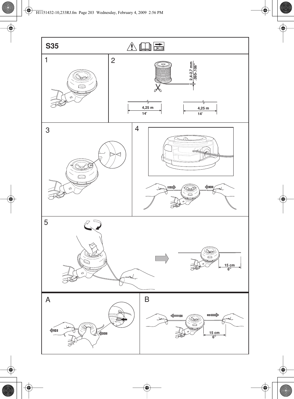 S35 5 | Husqvarna 233RJ User Manual | Page 203 / 212