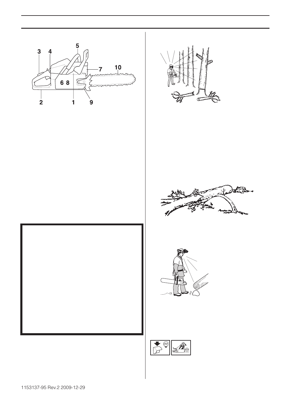 Before use, General working instructions, Basic safety rules | Working techniques | Husqvarna 1153137-95 User Manual | Page 23 / 44