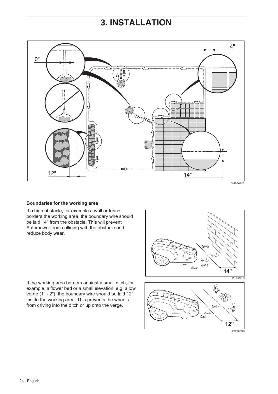 Installation | Husqvarna 230 ACX/220 AC User Manual | Page 23 / 82