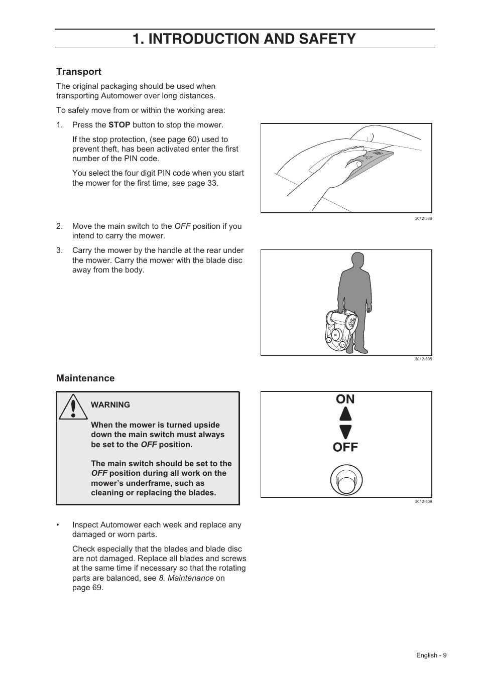 Introduction and safety | Husqvarna 230 ACX/220 AC User Manual | Page 8 / 82