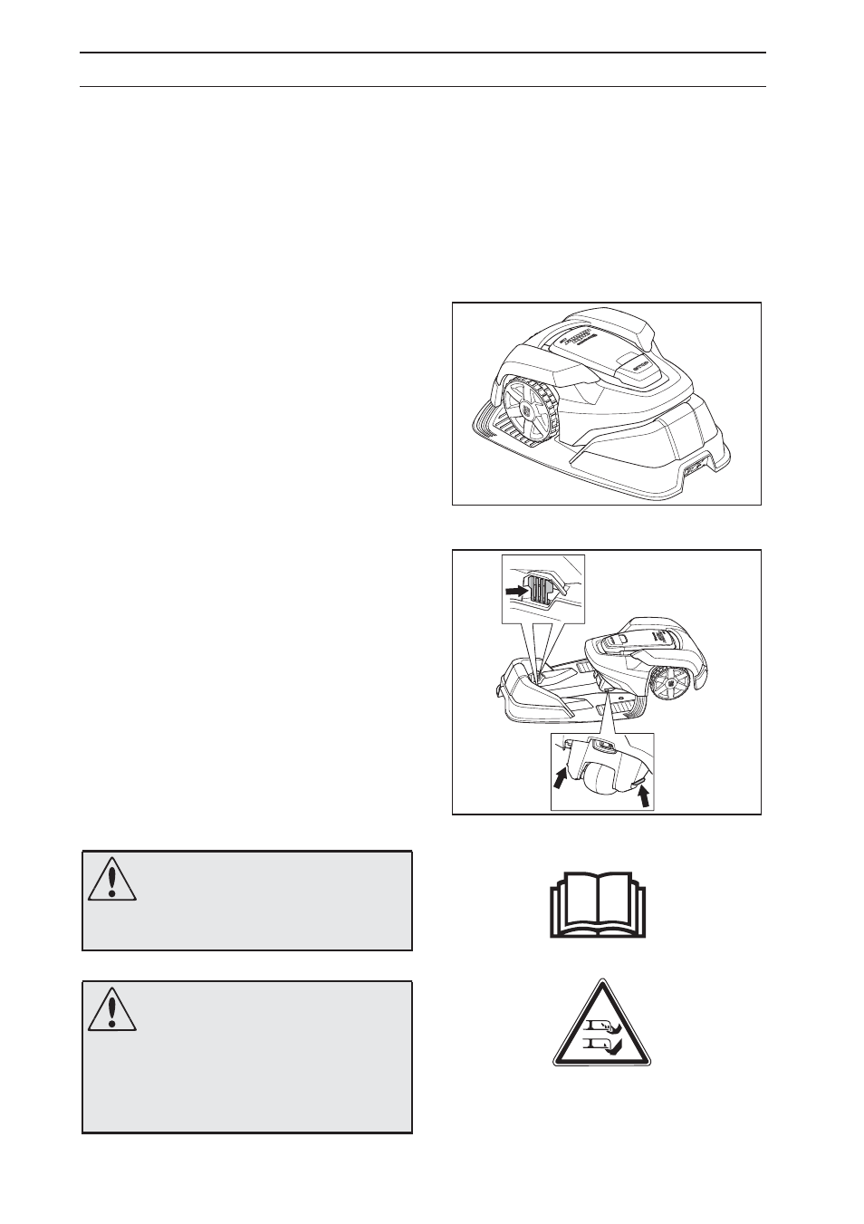 1 charging a discharged battery | Husqvarna 305 User Manual | Page 34 / 70