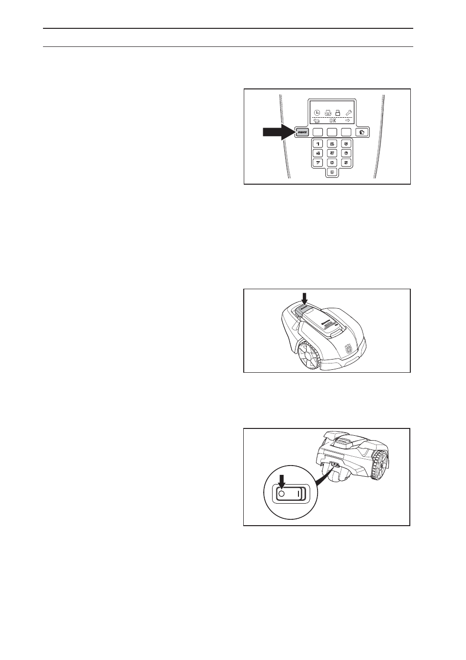3 starting, 4 stopping, 5 switching off | Husqvarna 305 User Manual | Page 36 / 70