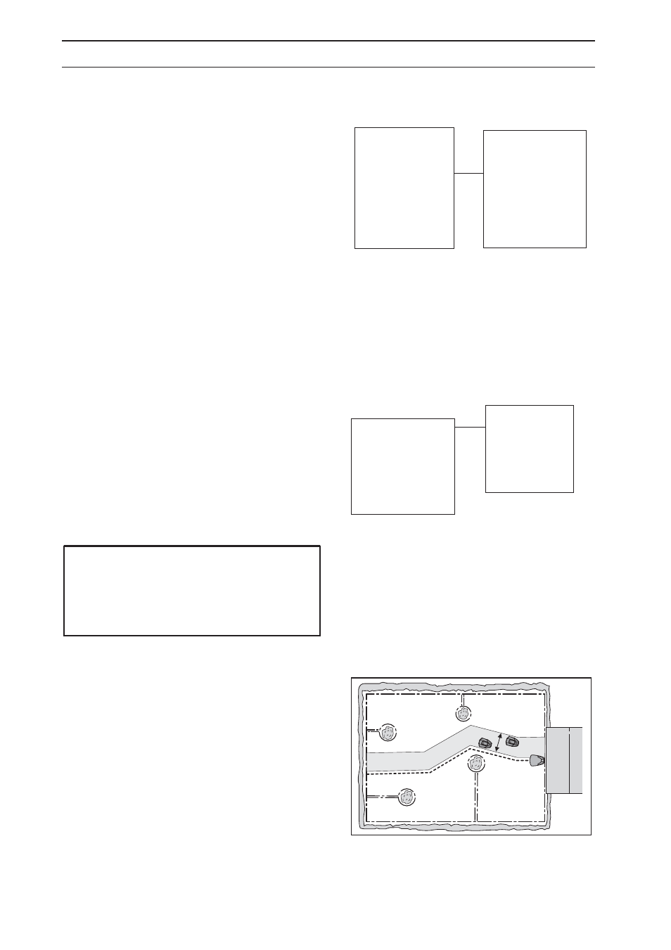 Menu functions, 4 installation (2), Guide width (2-1) | Wide (2-1-1), Medium (2-1-2) | Husqvarna 305 User Manual | Page 44 / 70