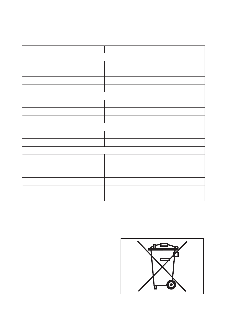 Environmental information, Technical data | Husqvarna 305 User Manual | Page 68 / 70