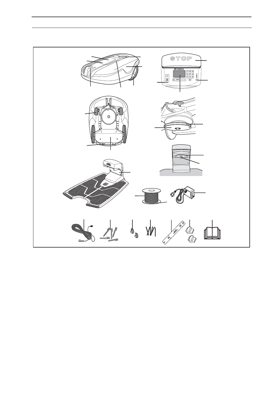Presentation, 1 automower, What’s what | Husqvarna 260 ACX User Manual | Page 11 / 76