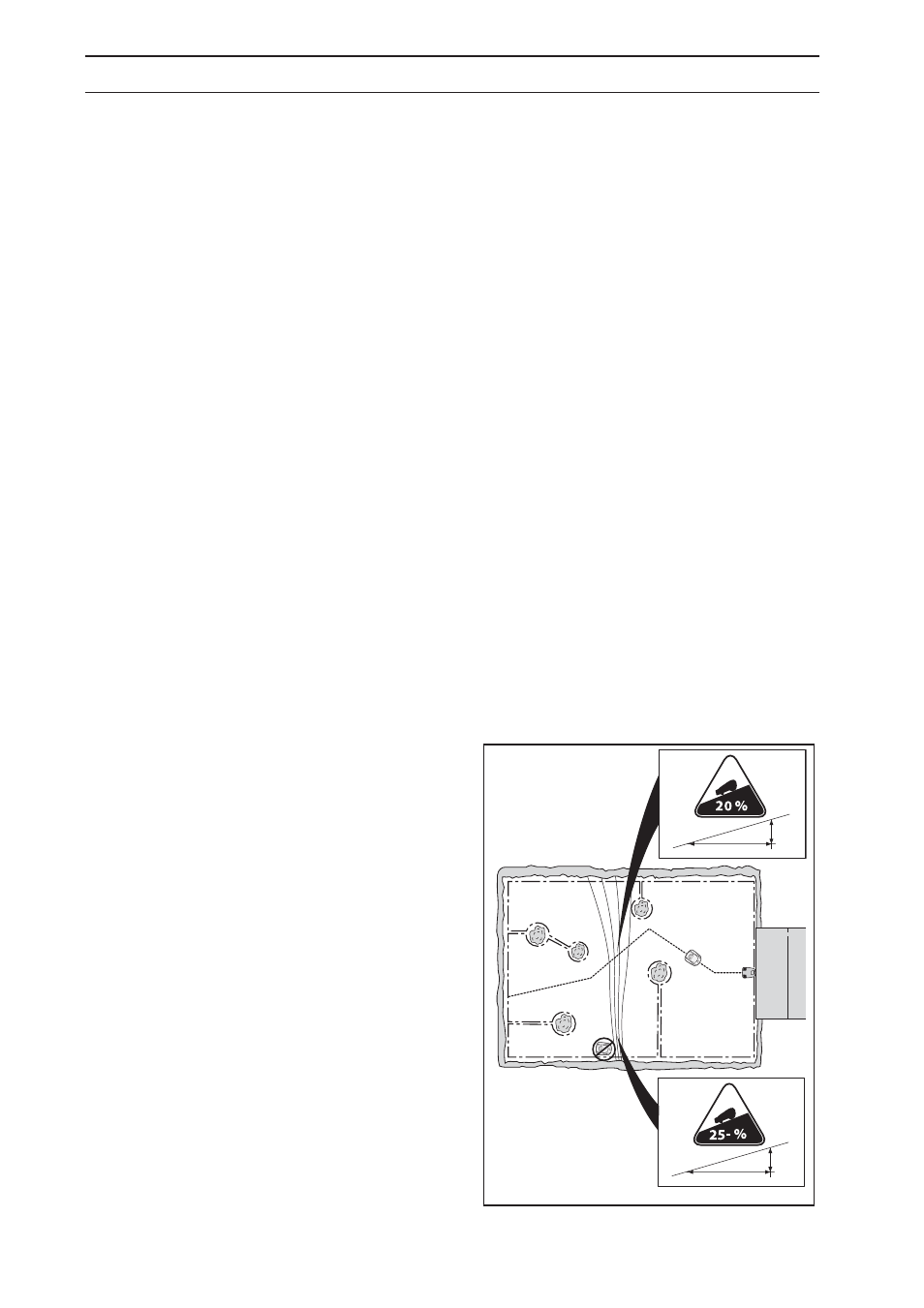 Installation, 8 installation of the guide wire, Need of a guide wire | Husqvarna 260 ACX User Manual | Page 32 / 76