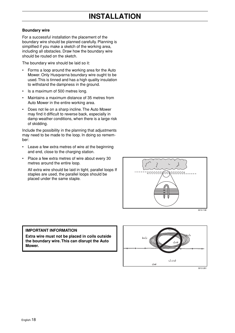 Installation | Husqvarna 2003-06 User Manual | Page 17 / 50