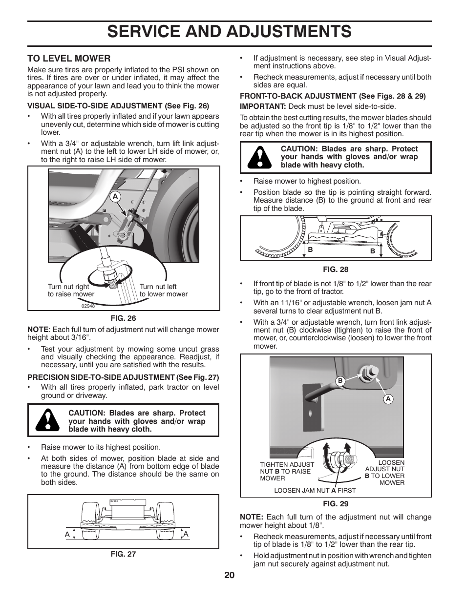 Service and adjustments | Husqvarna 2146XLS User Manual | Page 20 / 46