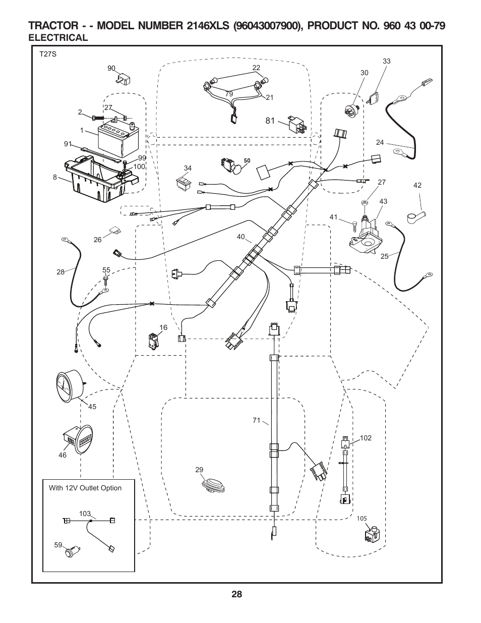 Electrical | Husqvarna 2146XLS User Manual | Page 28 / 46