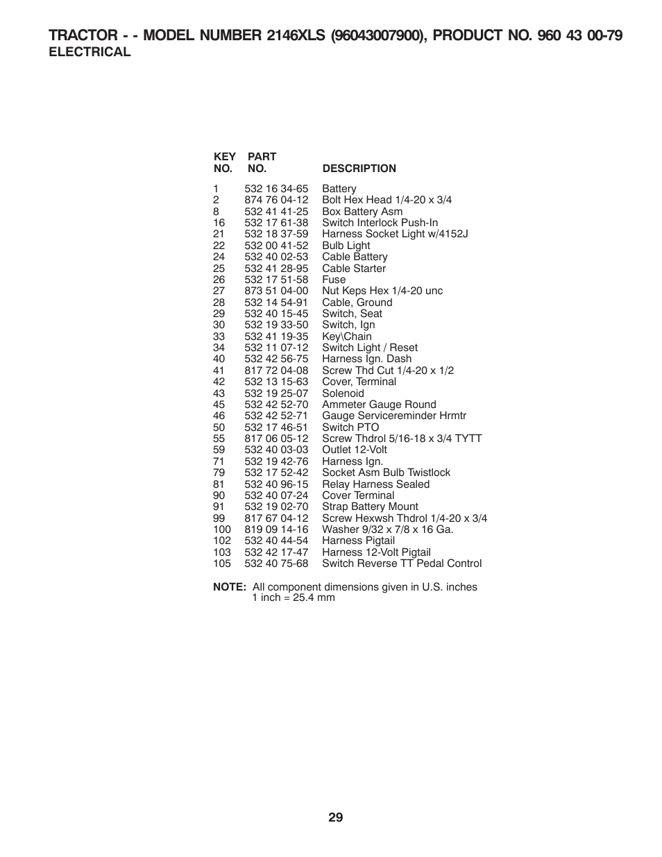 Husqvarna 2146XLS User Manual | Page 29 / 46