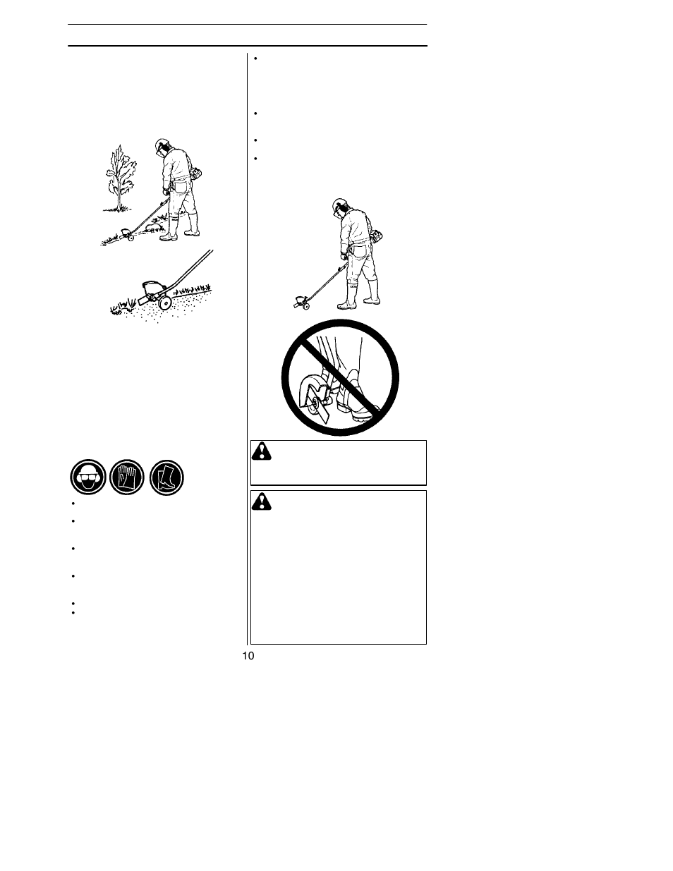 Safety instructions | Husqvarna 125E User Manual | Page 10 / 23