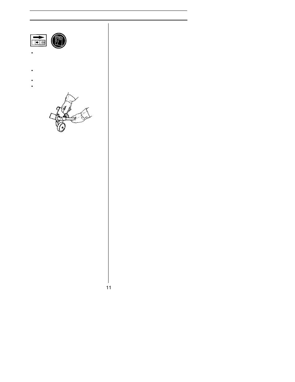 Safety instructions | Husqvarna 125E User Manual | Page 11 / 23