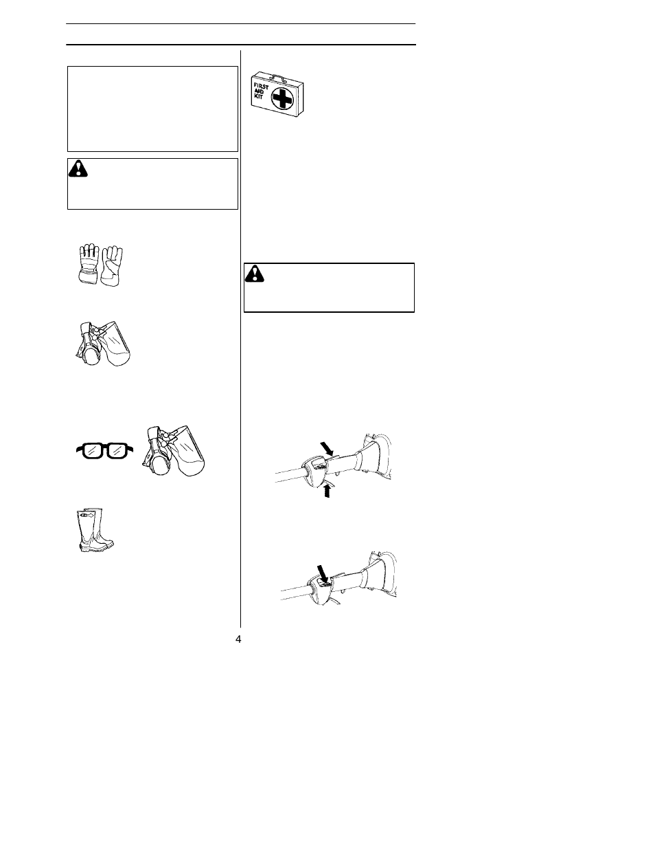 Safety instructions | Husqvarna 125E User Manual | Page 4 / 23