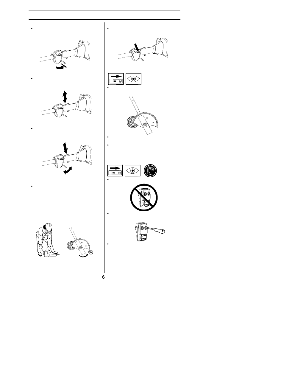 Safety instructions | Husqvarna 125E User Manual | Page 6 / 23