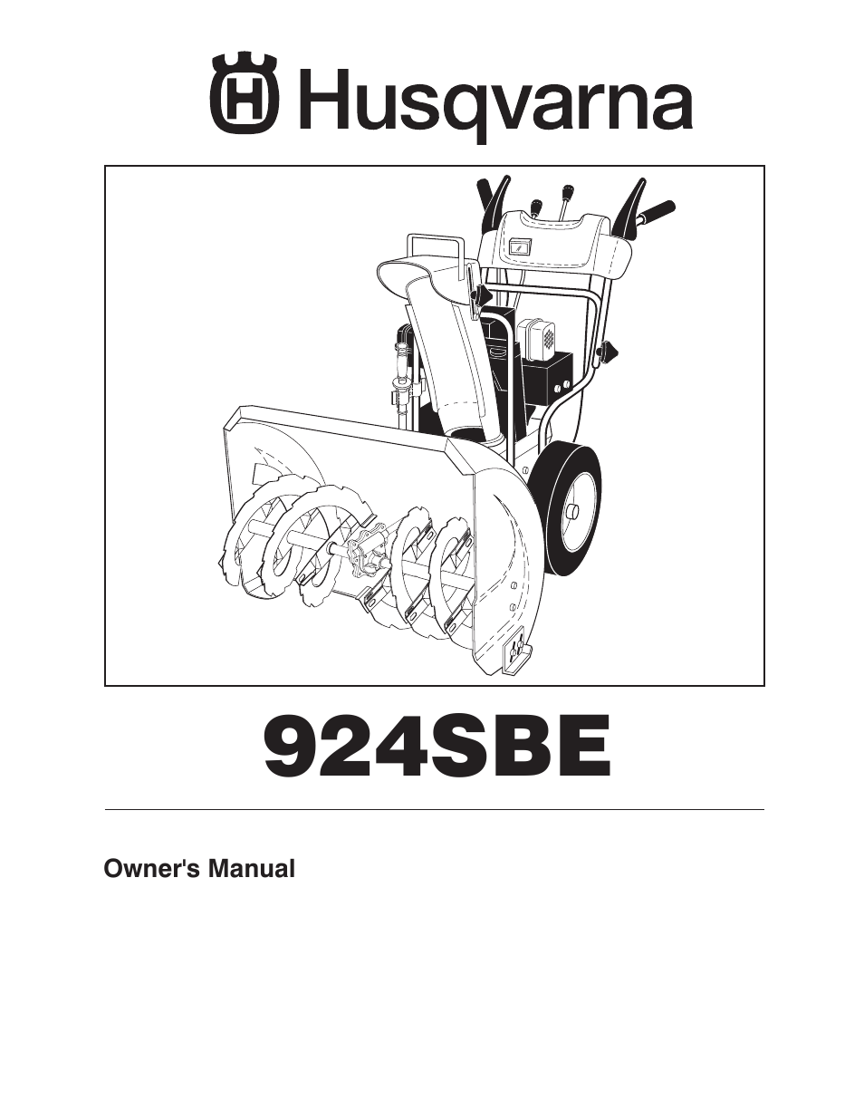 Husqvarna 924SBE User Manual | 32 pages