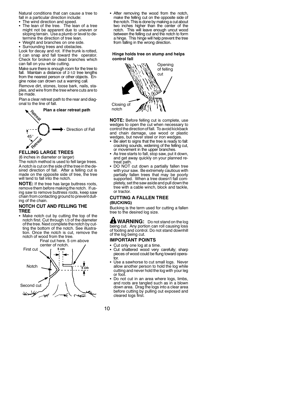 Warning | Husqvarna 137 User Manual | Page 10 / 16