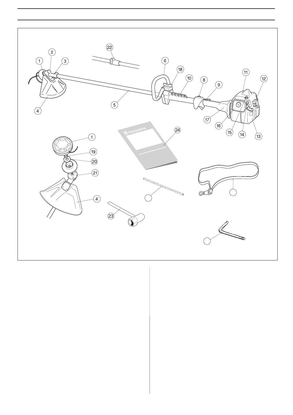 What is what, What is what on the trimmer | Husqvarna 240L User Manual | Page 11 / 32