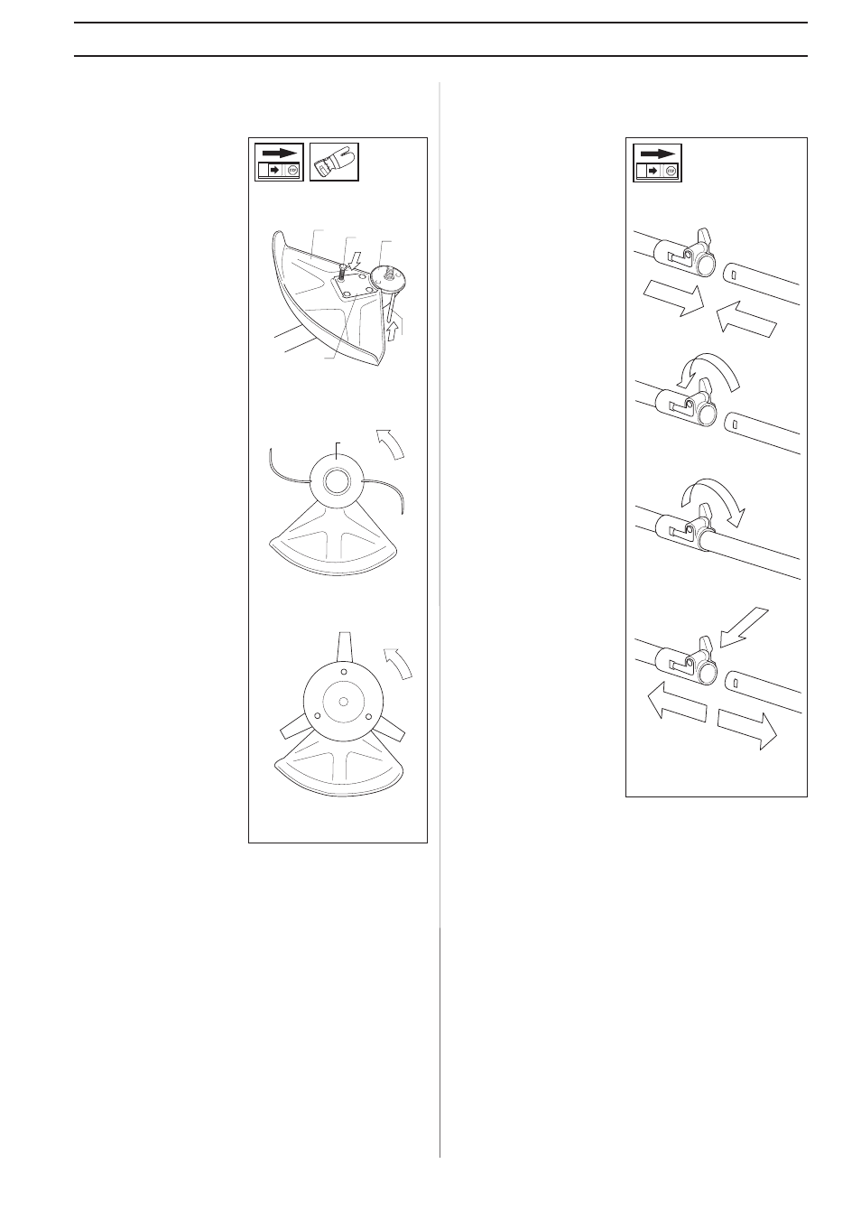 Assembly, Assembling other guards and cutting equipment | Husqvarna 240L User Manual | Page 13 / 32