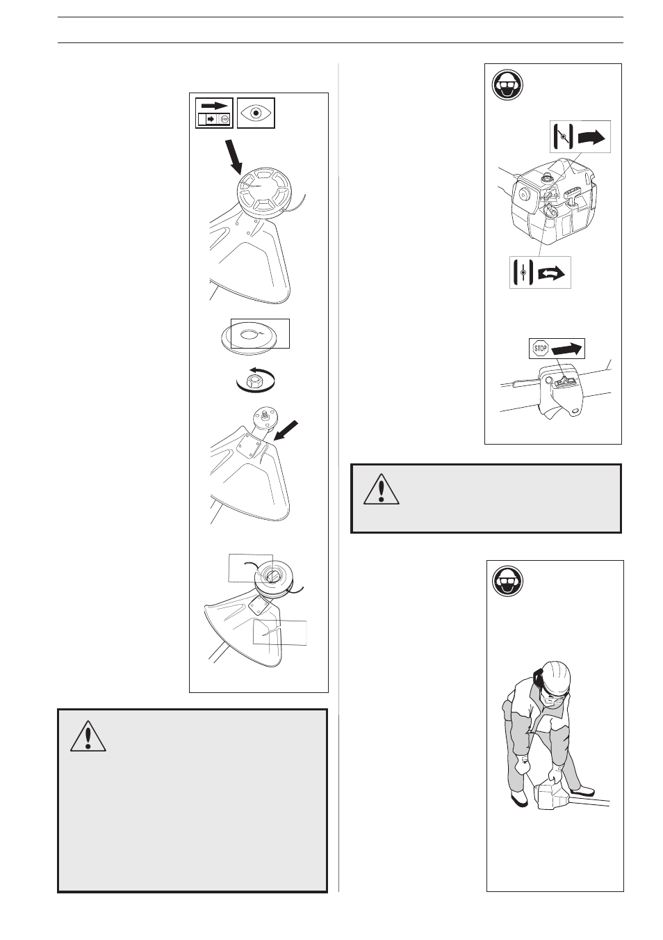 Start and stop | Husqvarna 240L User Manual | Page 15 / 32