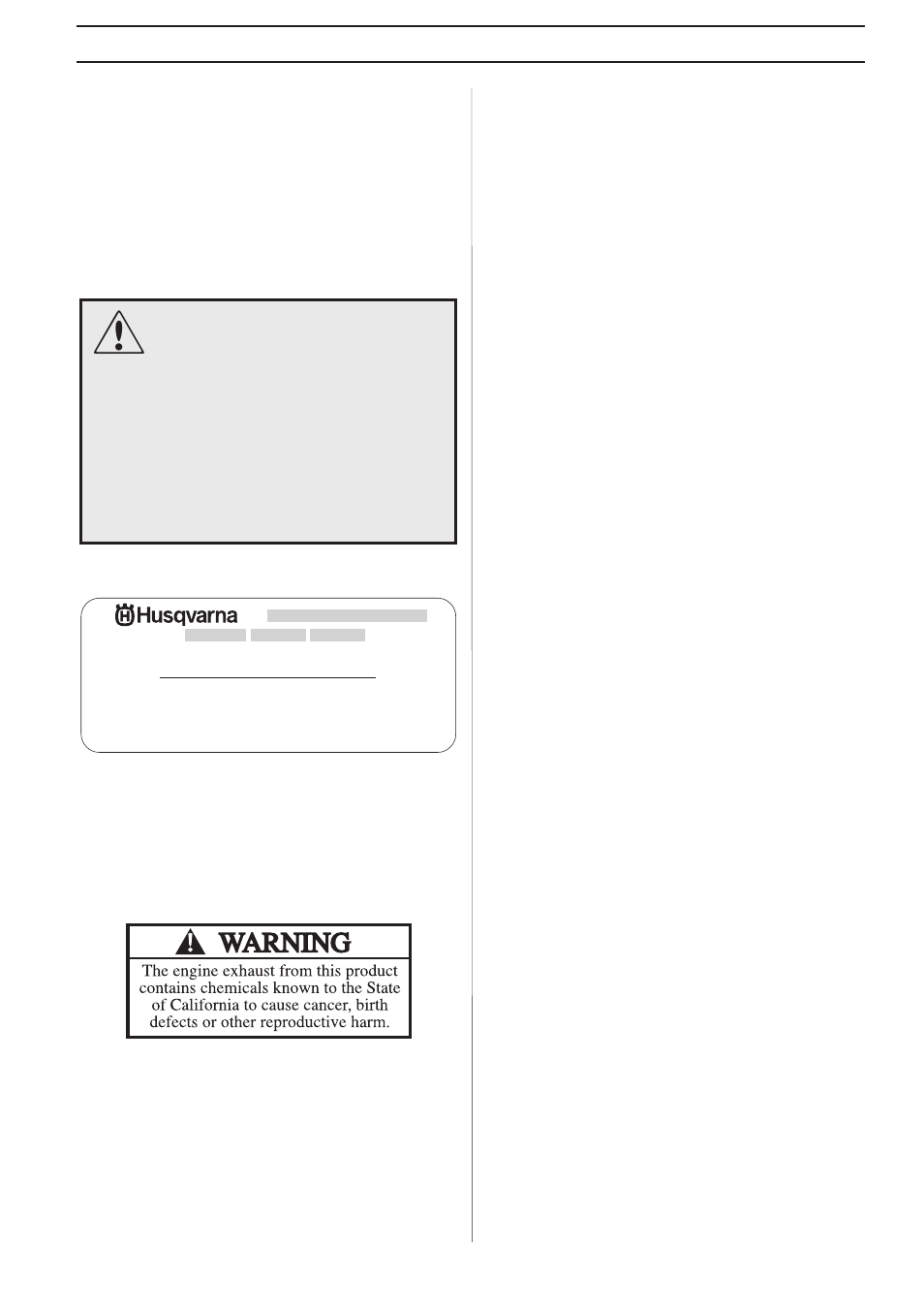 Husqvarna 240L User Manual | Page 3 / 32