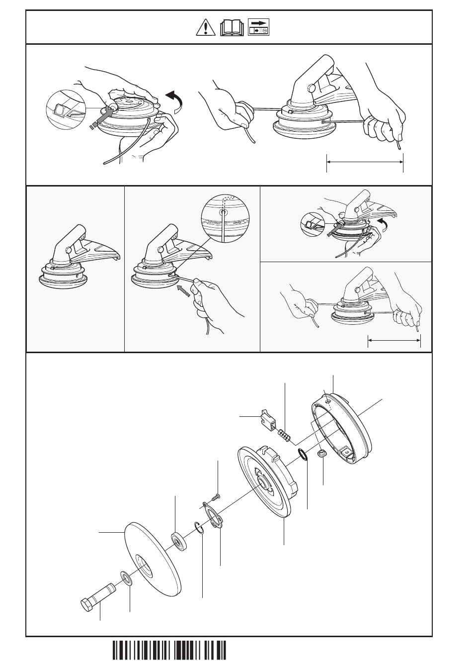 30e¶5i, 12 3 4 trimmy sii | Husqvarna 240L User Manual | Page 30 / 32