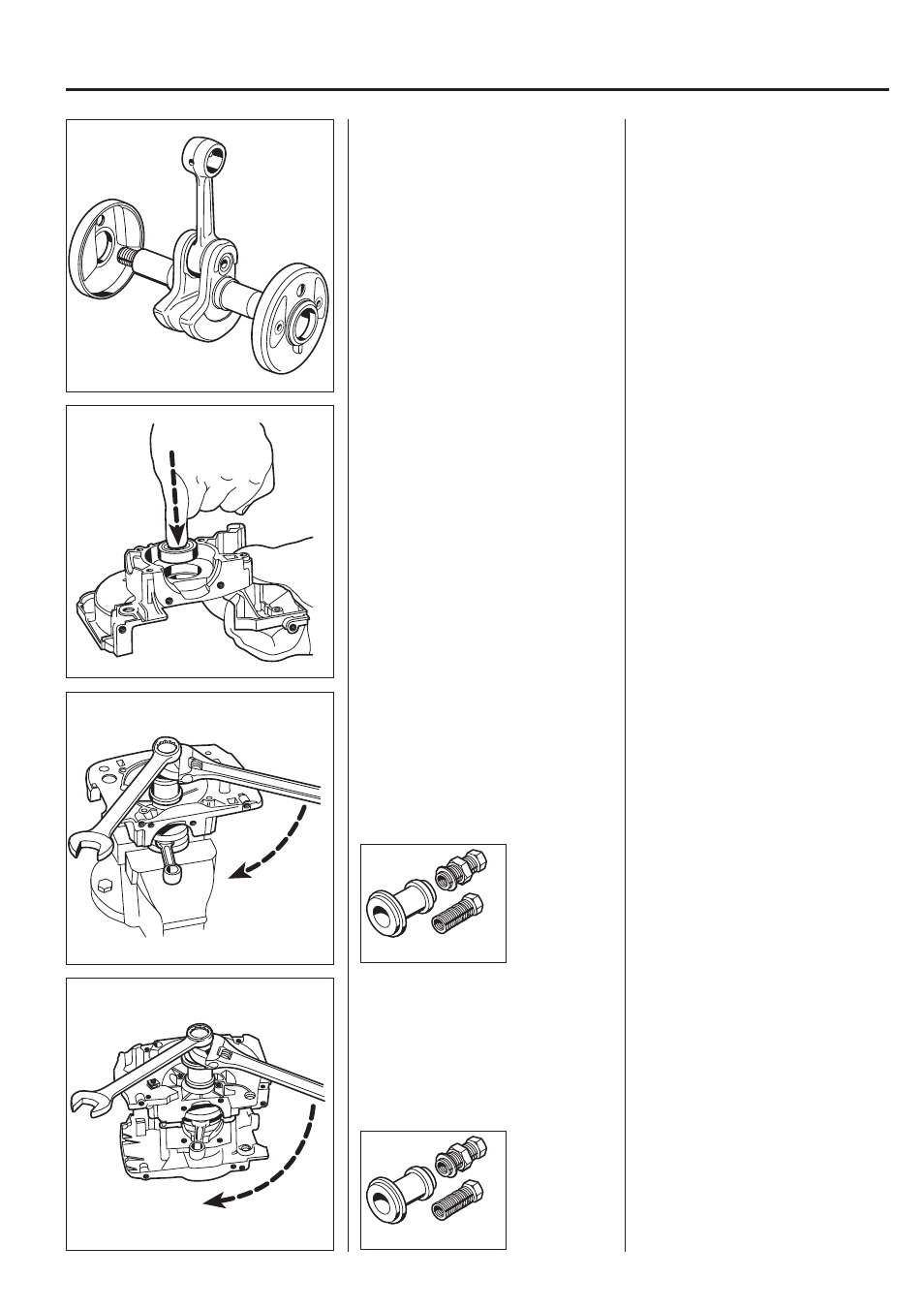 Crankshaft and crankcase, Assembly | Husqvarna 343R User Manual | Page 56 / 63