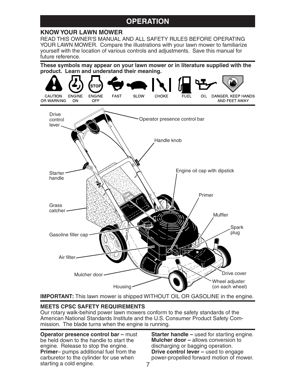 Operation | Husqvarna 917.37582 User Manual | Page 7 / 28