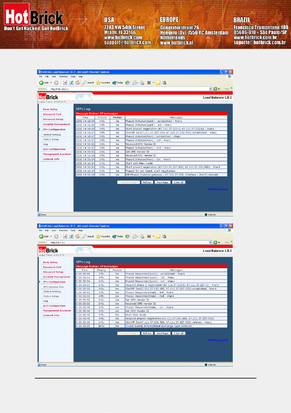 HotBrick LoadBalancer LB-2 User Manual | Page 10 / 13