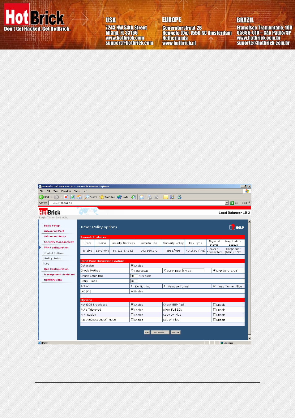HotBrick LoadBalancer LB-2 User Manual | Page 7 / 13