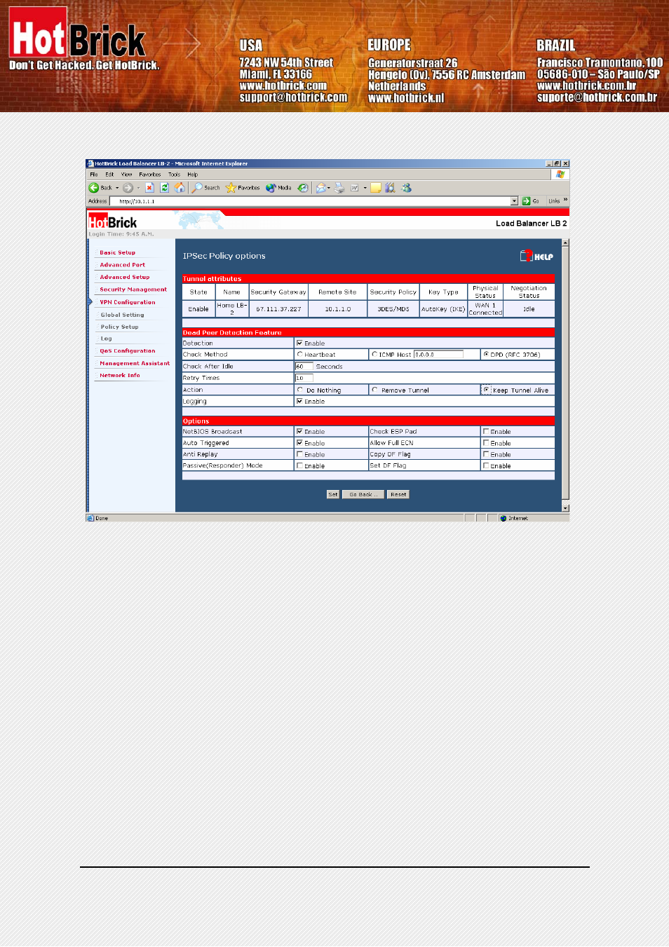 HotBrick LoadBalancer LB-2 User Manual | Page 8 / 13