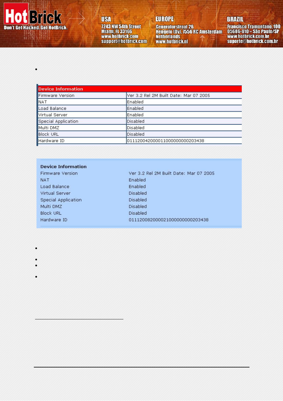HotBrick VPN 800 / 2 User Manual | Page 3 / 11