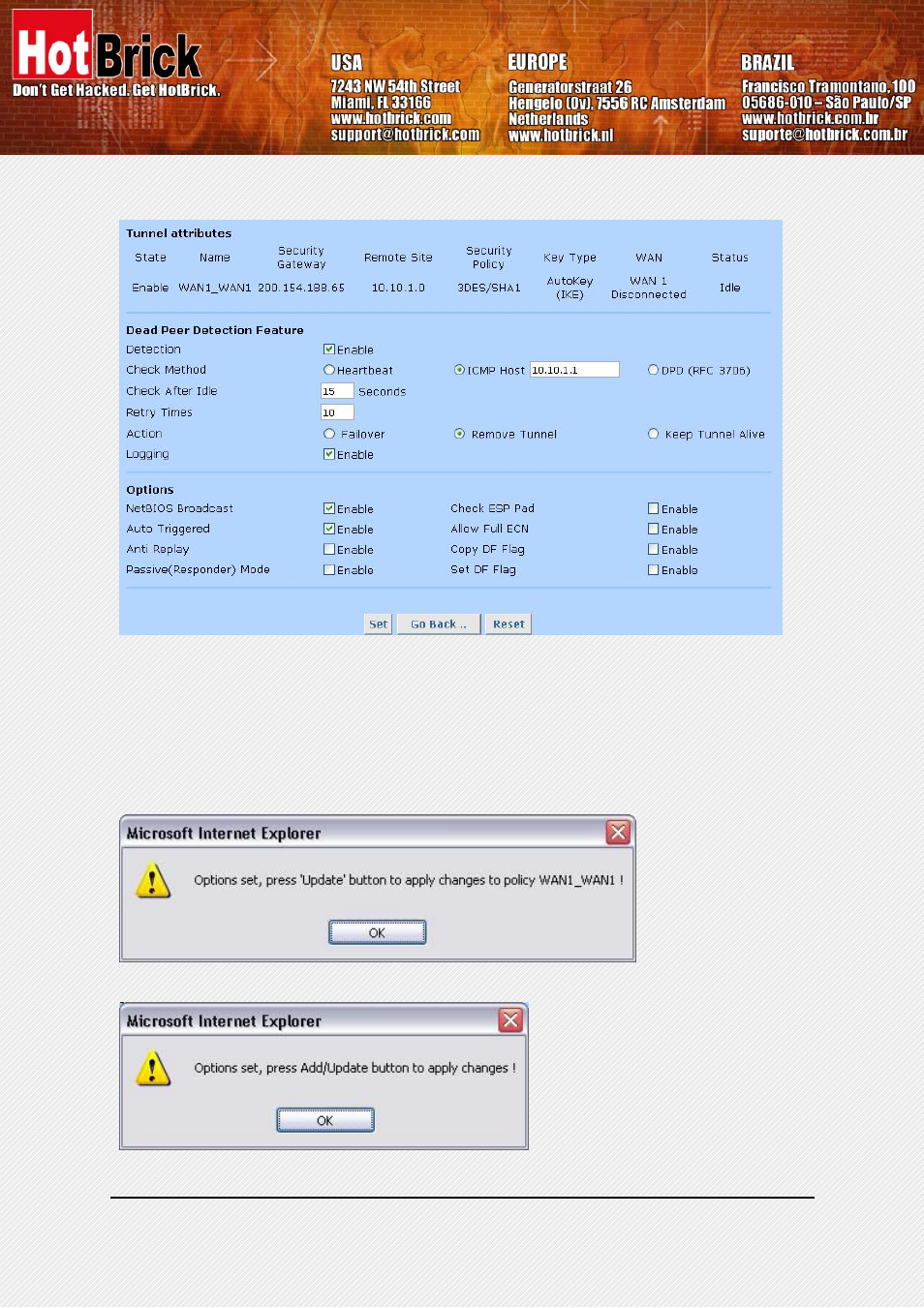 HotBrick VPN 800 / 2 User Manual | Page 7 / 11
