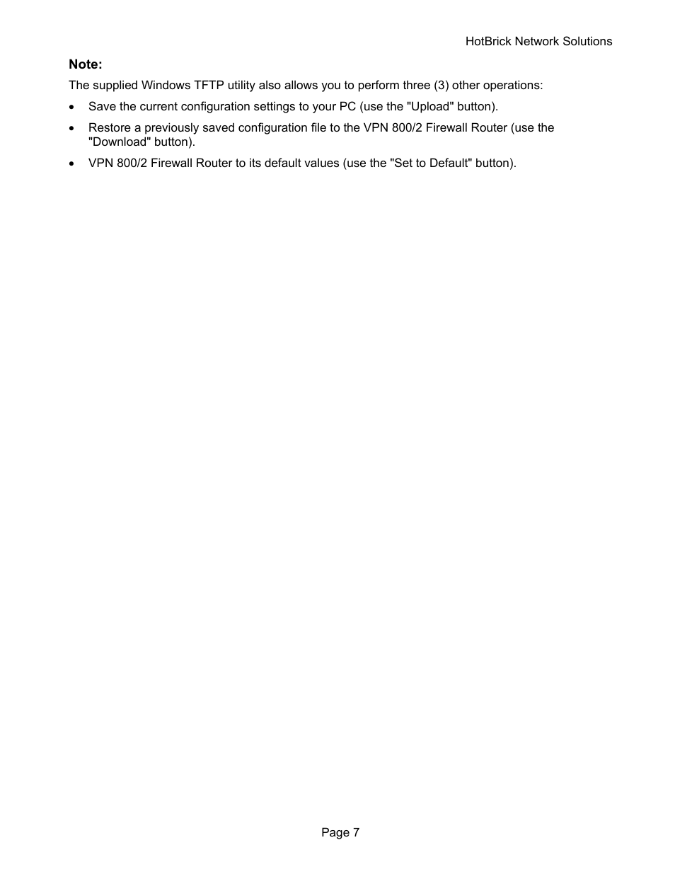 HotBrick VPN 800 User Manual | Page 11 / 89