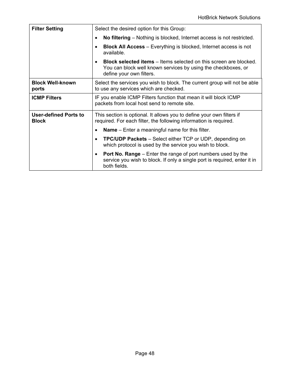 HotBrick VPN 800 User Manual | Page 52 / 89