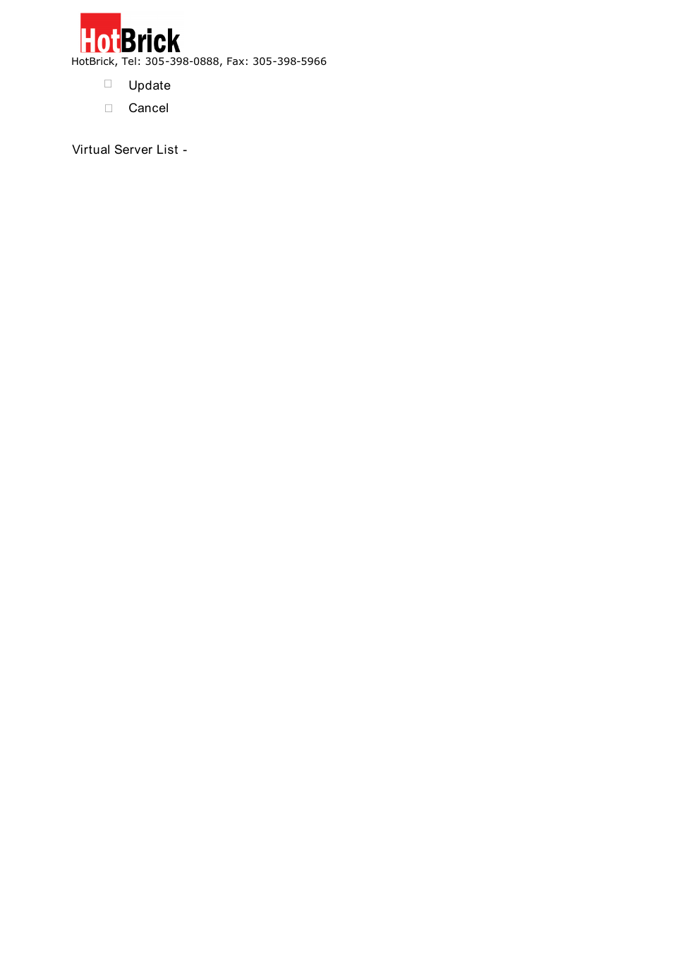 HotBrick VPN 800/8 F User Manual | Page 32 / 77