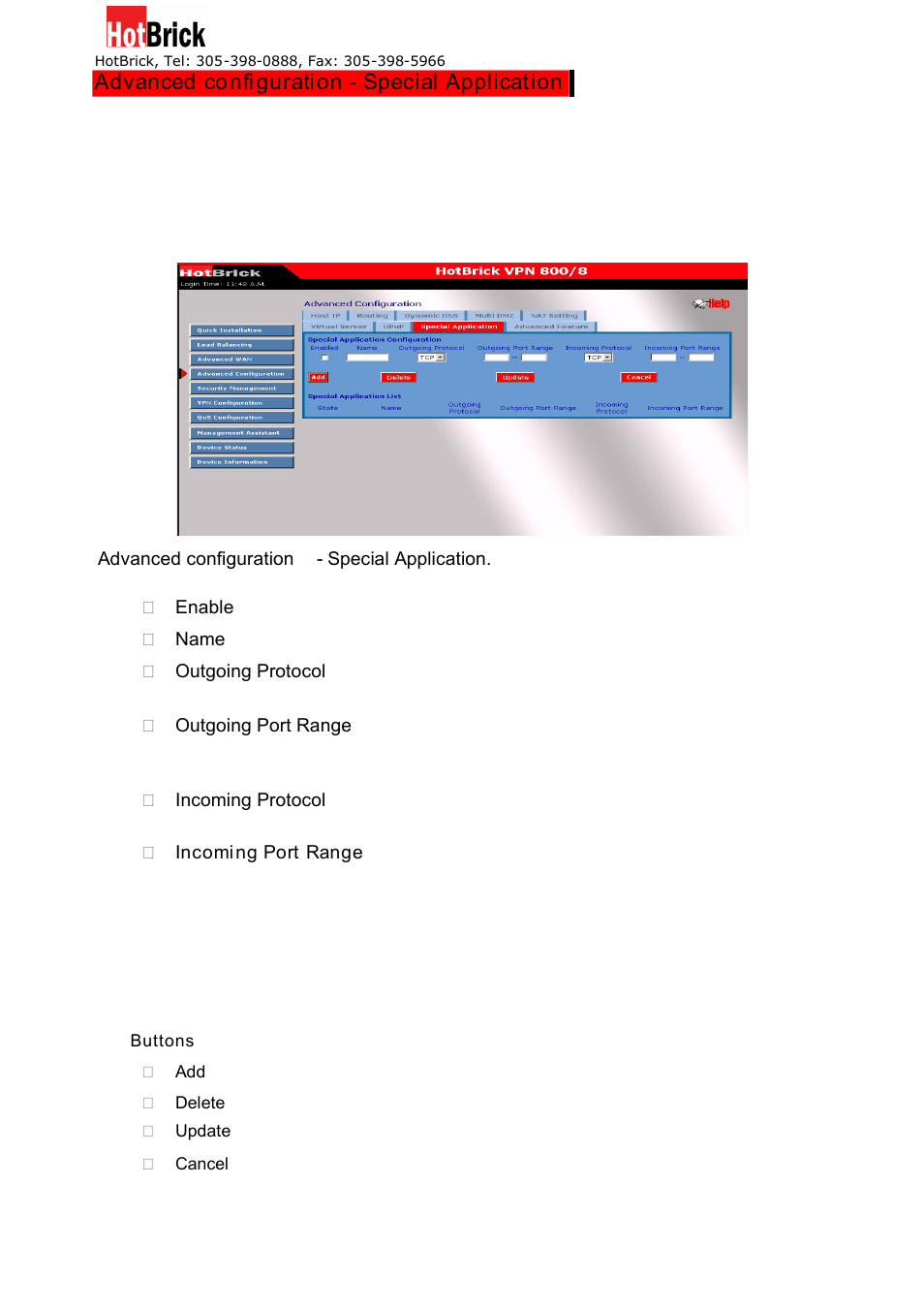 HotBrick VPN 800/8 F User Manual | Page 33 / 77