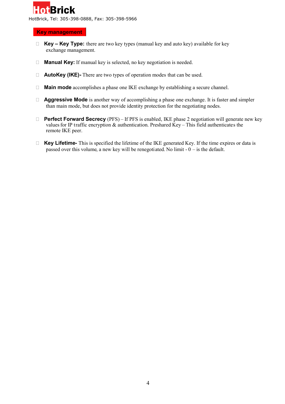 HotBrick VPN 800/8 F User Manual | Page 49 / 77