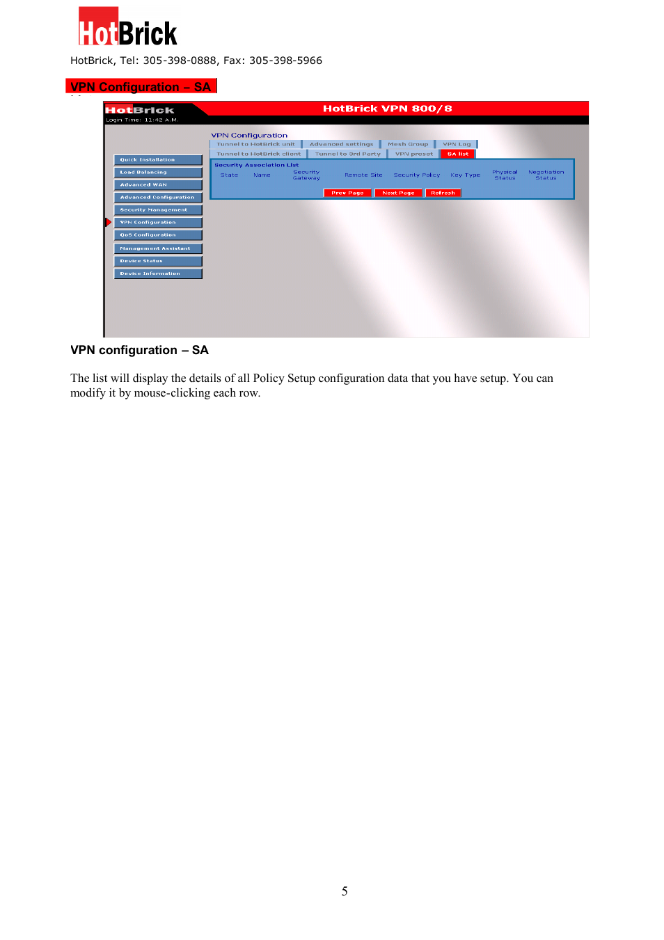 HotBrick VPN 800/8 F User Manual | Page 53 / 77