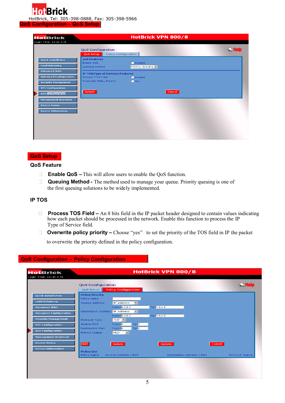 HotBrick VPN 800/8 F User Manual | Page 56 / 77
