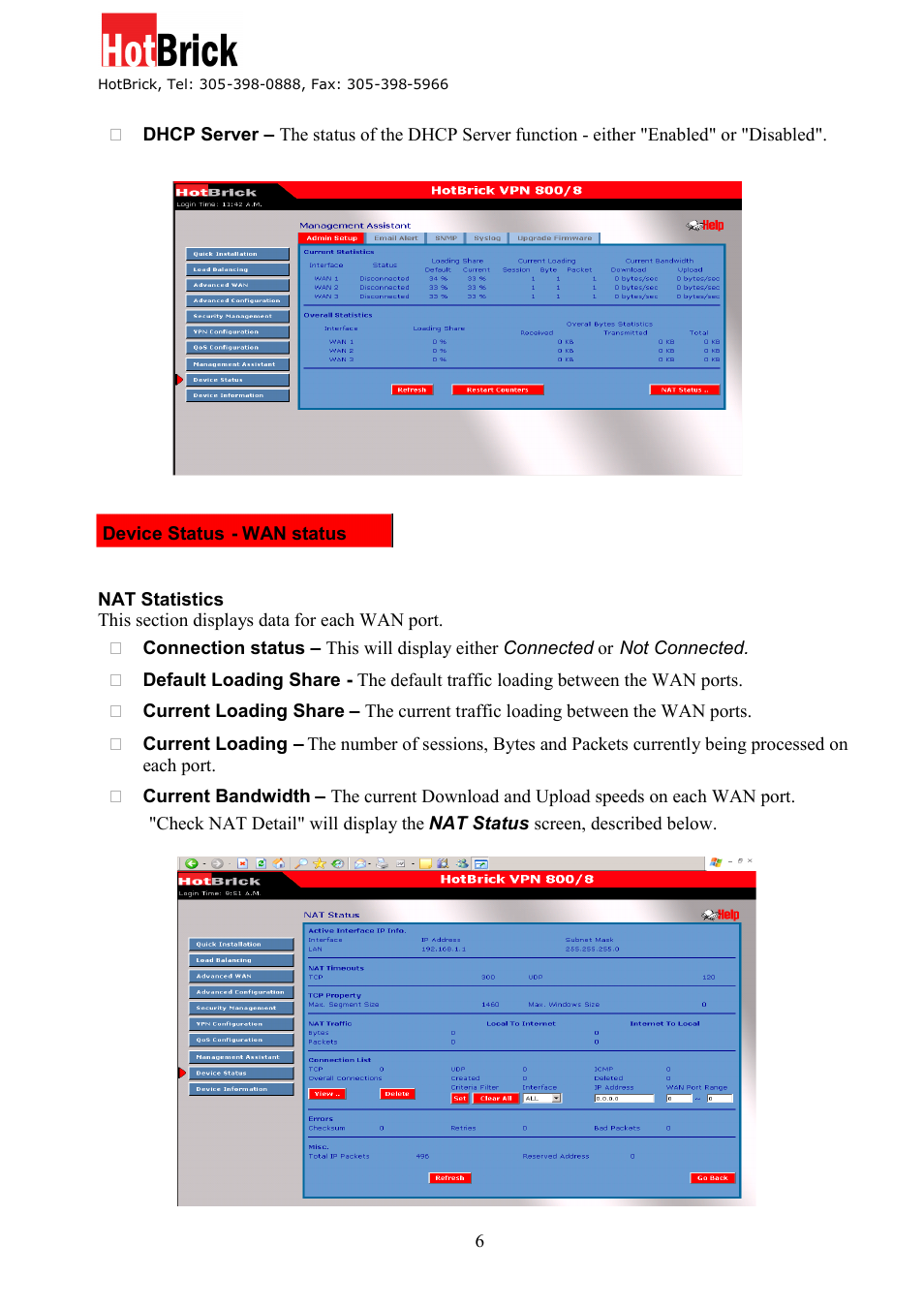 HotBrick VPN 800/8 F User Manual | Page 64 / 77