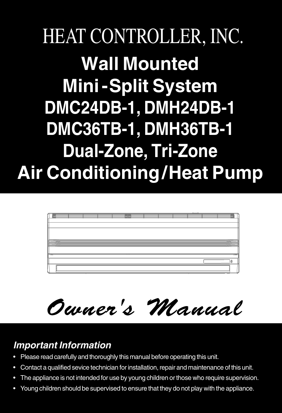 Heat Controller DMC36TB-1 User Manual | 25 pages