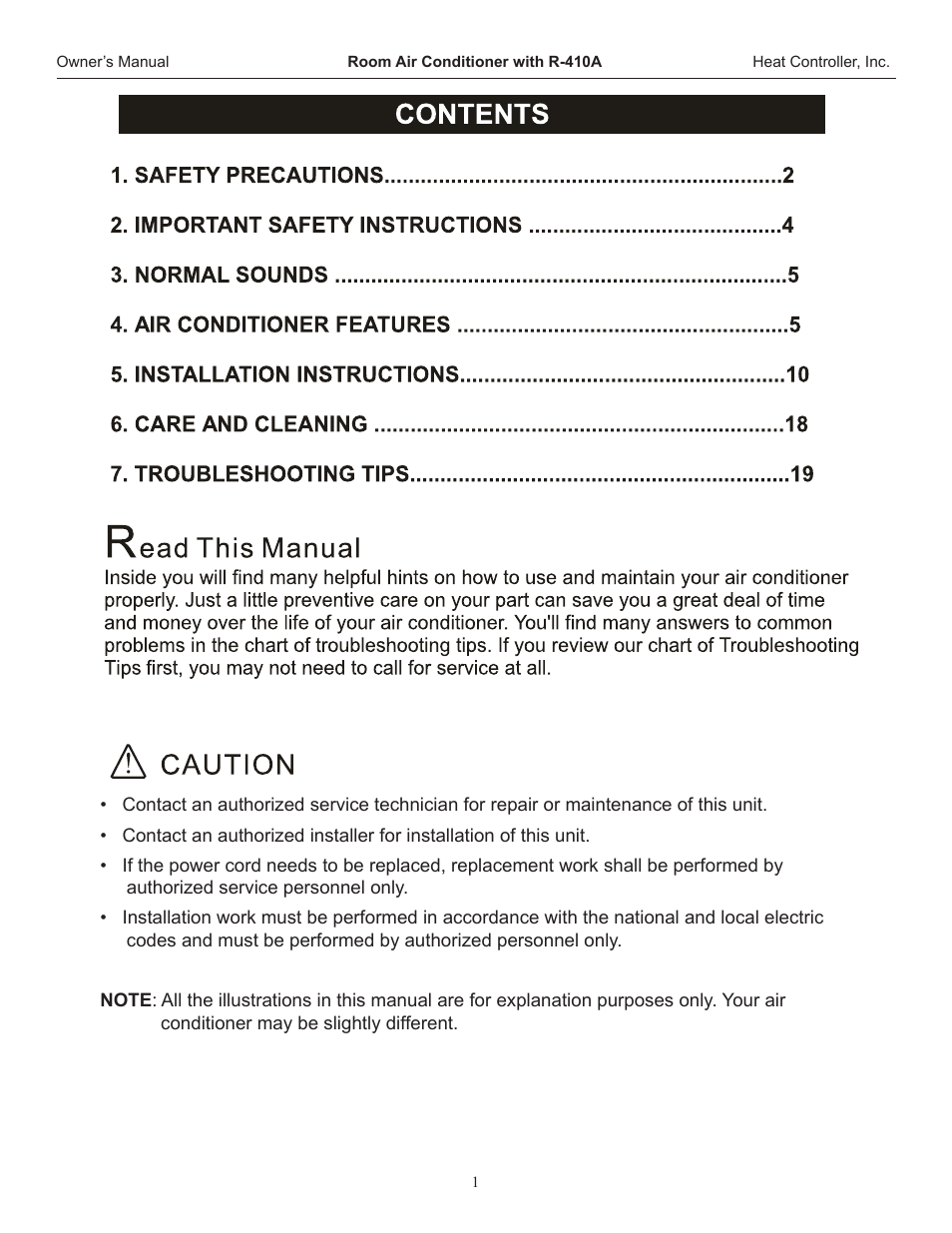 Heat Controller REG-253H User Manual | Page 2 / 22