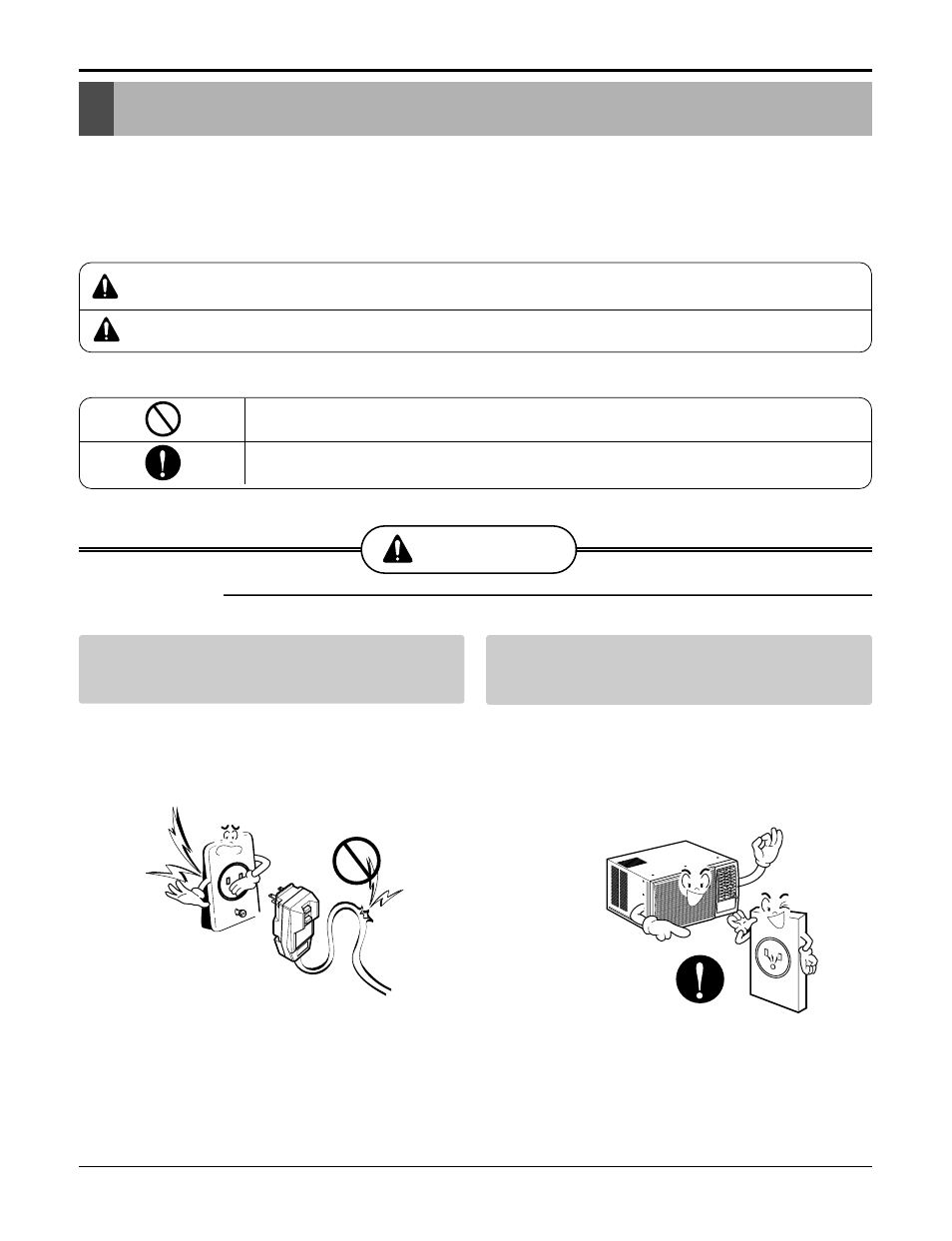 Safety precautions, Warning, Warning caution | Heat Controller COMFORT-CINE REG-243A User Manual | Page 3 / 30